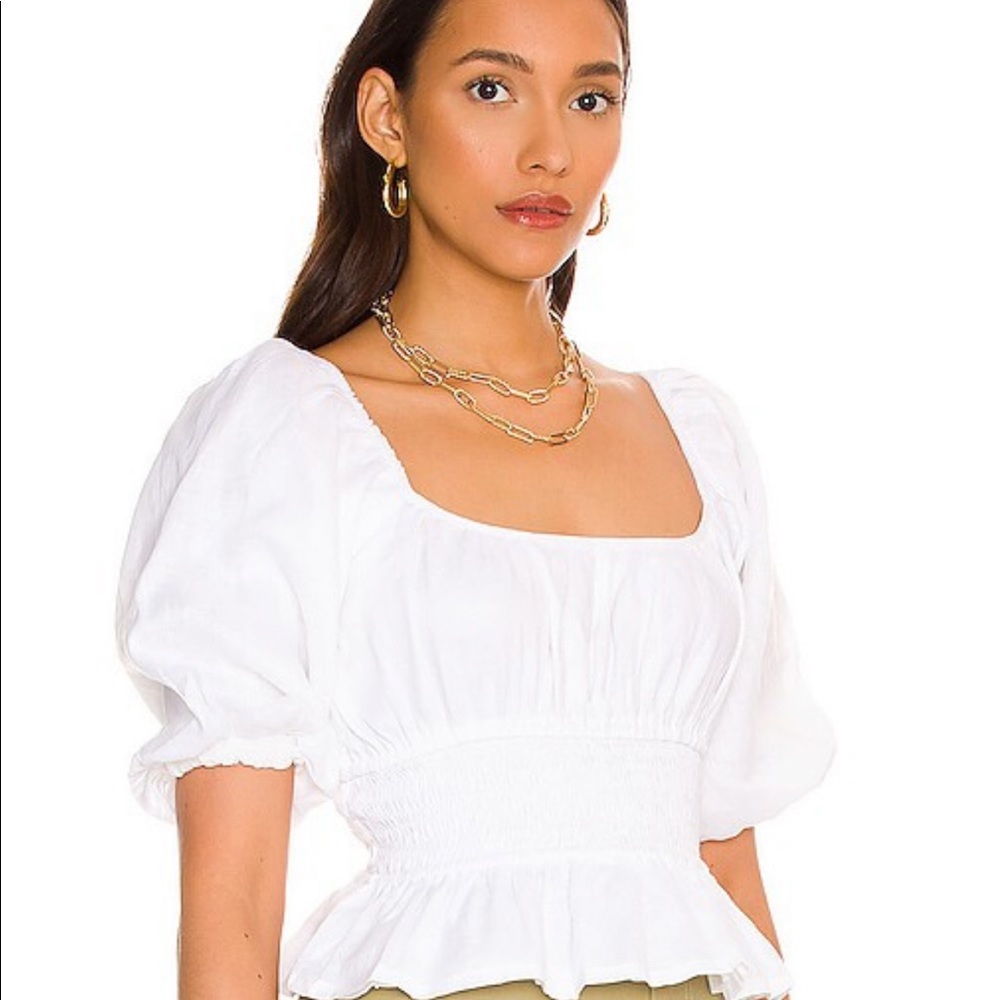 Faithfull the Brand - Kinsley Top - White - Size Small - NWT